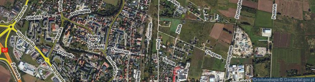 Zdjęcie satelitarne Polna ul.